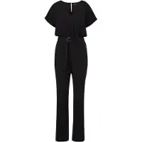 Comma Jumpsuit zwart
