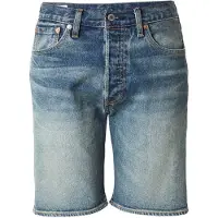 Levi's Jeans '501 Original Shorts' blauw denim