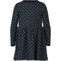 Name It Mini Jurk 'NMFVivia' marine / wit