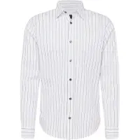 Jack & jones Overhemd 'JPRBLABUSHWICK STANLEY' bruin / grijs / wit