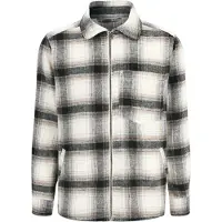 Only & Sons Overhemd 'ONSAustin' beige / zwart / wolwit