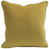 Eurofirany Olijfgroene Pepita Sierkussenhoes - Zacht Velours 40x40 cm