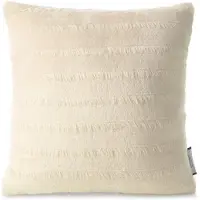 Eurofirany Zachte Beige Flanel Sierkussenhoes 40x40 cm - 100% Polyester