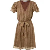 Vila Jurk 'NORA' beige / bruin