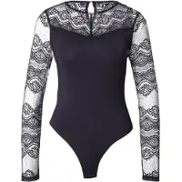 Pieces Shirt body 'SINNA' zwart