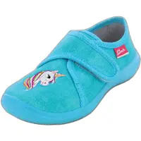 Beck Huisschoenen azuur / geel / pink / wit