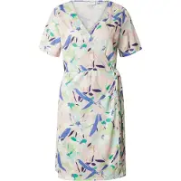 Vila Jurk 'VINATALIE' blauw / groen / oudroze / wit