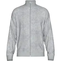 Selected Gebreid vest 'Dane' lichtgrijs
