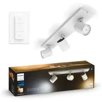 Philips Hue Runner opbouwspot White Ambiance - 3 Spots - Wit + Dimmer