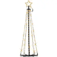 Lumineo Led boom d40h120cm zwart/kl.warm