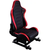 X Rocker Xrocker Xr Racing Chicane Racing Seat For The Xr Racing Rig - Black And Red