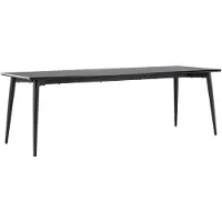 Venture Home Ellis eetkamertafel 85x230 cm zwart.