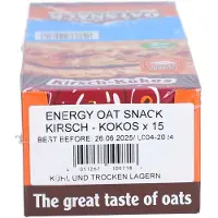 Energy Oatsnack Bar - 15 repen - Cherry Coconut