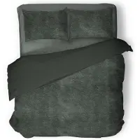 Eleganzzz Dekbedovertrek Flanel Fleece - green 240x200/220cm