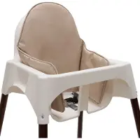 Jollein - Stoelverkleiner Nougat - Waterafstotend - Stoelverkleiner Voor IKEA Kinderstoel, Baby