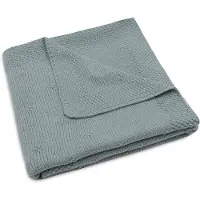 Jollein Deken Wieg 75x100 Cosy knit Sea Green