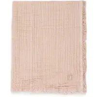 Jollein Baby Wiegdeken - 75x100cm - Fringe - Moonstone/Ivory - GOTS