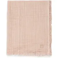 Jollein Baby Deken Ledikant - 120x120cm - Fringe - Moonstone/Ivory - GOTS