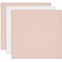 Jollein - Hydrofiele Doek Small 70x70cm - Spuugdoekjes - Zacht Katoen - 3 Stuks - Twinkling Wild Rose