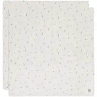 Jollein - Hydrofiele Doek Large 115x115cm - Inbakerdoek - Zacht Katoen - 2 Stuks - Jungle Jambo