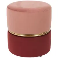 Puur Aneby poef/krukje roze
