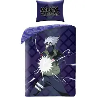 Halantex SP. z.o.o. Shippuden Dekbedovertrek, Kyuubi - Eenpersoons - 140 x 200 + 70 x 90 cm - Polyester
