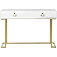 Beliani WESTPORT - Kaptafel - Wit - MDF