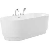 Beliani EMPRESA - Badkuip met armituur - Wit - 80 x 170 - Acryl