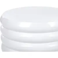 Beliani KIKIWA - Bijzettafel - Wit - Aluminium