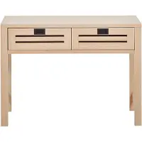 Beliani RANDA - Consoletafel - Lichthout - MDF