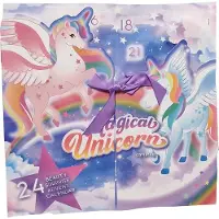 Casuelle Magical unicorn kinder adventskalender 2024 - 24 vakjes met cadeautjes - Beauty adventskalender