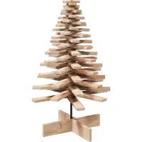 vidaXL Kerstdecoratie kerstboom 100 cm massief grenenhout