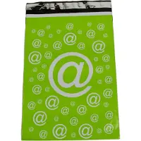Artipack 20 stuks | Verzendzakken GROEN "@" | 250 x 350 mm | 70 micron (webshop)