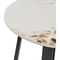 Beliani IVINS - Bijzettafel-Zwart-IJzer