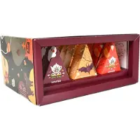 ETS English Tea Shop - Theegeschenk - Biologisch - Halloween Giftbox Tea Selection - Thee cadeau - Thee geschenkset - Cadeaupakket - 12 piramidezakjes