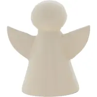 Home Society - Deco engel - Gaby - Metaal - Maat S - Beige - 8 x 7 x 5 cm