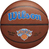 Wilson NBA New York Knicks Composite In/Outdoor Basketbal (7) | 7