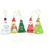 ETS Thee cadeau – Thee geschenk – Kerstcadeau - Kerstmis karakter om in boom te hangen - 10 theezakjes