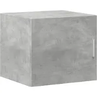 vidaXL Wandkast 45x42,5x40 cm bewerkt hout betongrijs
