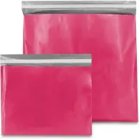 Artipack Plastic verzendzakken | Roze | 400 x 300 mm (M) | 100 micron | (kleding - webshop) 20 stuks