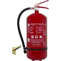 Anaf Poederblusser ABC 9 kg - Inclusief ophangbeugel - Met manometer - Brandblusser – 55A 233B C