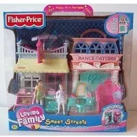 Fisher-Price Fisher Price Candy shop en Dance studio - VINTAGE - 74923/75316-02