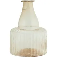 Madam Stoltz Vaas Peach gerecycled glas 14x19 cm