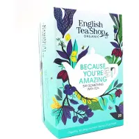 ETS English Tea Shop - Because You're Amazing - Say Something With Tea - Biologisch - assortiment thee - 20 theezakjes