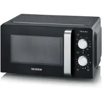 Severin 7781 Magnetron Zwart/grijs 700 W Timerfunctie, Grillfunctie