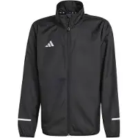 Adidas Outdoorjas 'Team' lichtgrijs / zwart