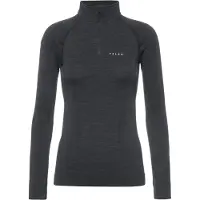 Falke - Women's Wool-Tech L/S Zip - Merino-ondergoed S, zwart