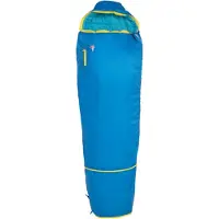 Grüezi Bag - Kid's Colorful Grow - Kinderslaapzak 140-180 x 65 x 45 cm, blauw
