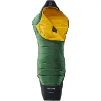 Nordisk Gormsson +4 Curve Slaapzak (Maat MAX. 205CM, Groen)