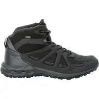 Jack Wolfskin Boots 'Woodland 2' zwart / wit